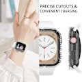 Miniatyrbillede 4 af 5: 4-pak Bling-etui til Apple Watch Series 9/8/7 41 mm, glitter