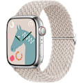 Miniatyrbillede 1 af 5: Flettet strækbart justerbart urrem til Apple Watch