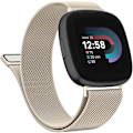 Miniatyrbilde 1 av 5: Magnetisk metallrem - justerbart armbånd for Fitbit Versa 3/4 og Sense