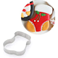 Miniatyrbillede 4 af 5: Julkakor i rustfrit stål - 9 stk. til bagning af fondant