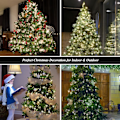 Miniatyrbilde 5 av 8: Julelys for tre, 400 LED julelys med minnefunksjon og 8 moduser, 6,6FT x 16 linjer fe lys med fjernkontroll