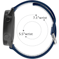 Miniatyrbild 5 av 5: 20 mm silikonband för Garmin för Vivoactive 3-klocka