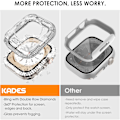 Miniatyrbillede 3 af 6: 2 i 1 Bling Vandtæt Etui til iWatch Series 6