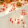 Miniatyrbillede 3 af 5: 10FT 30 LED Julelys Batteridrevet, 2 Lystilstande Jul