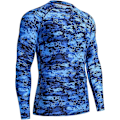 Miniatyrbillede 2 af 3: Herre Splice UV Solbeskyttelse UPF 50+ Skins Rash Guard Lange Ærmer