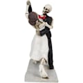 Miniatyrbillede 3 af 6: Ebros Kærlighed Dør Aldrig Evig Bryllup Tango Dans Skelet Figur Par Dias De Los Muertos De Dødes Dag Indretning Skeletter