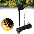 Miniatyrbild 5 av 9: Utomhuslampor Julgran LED Hängande Dekoration Sträng 100 Ljus Chips Solenergi Ultra Längd Prydnader för Uteplats, Trädgård Bröllop Jul