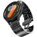 Miniatyrbilde 4 av 9: Kompatibel med Galaxy Watch 7 6 5 4 FE 40mm 44mm Rem Bånd Metall Folding Clasp Rustfritt Stål 20mm Galaxy Watch 6 Classic 4 Classic 5 Pro 43mm