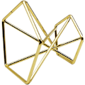 Miniatyrbillede 5 af 5: Geometrisk luftplanteholder (Guld 3 stk) - Metall Tillandsia Krukhylder