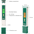 Miniatyrbillede 2 af 5: Vandkvalitetstester Ph-meter, Digitalt Ph-meter Ph-tester Vandkvalitetstester Temperaturfunktion Lykkebringende