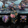 Miniatyrbild 4 av 4: Tärningssats - Polyhedral tärningar för Dungeons and Dragons (7 st)