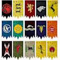 Miniatyrbilde 1 av 7: Game GoT Thrones bursdagspynt - Game GoT Thrones Tully husbanner 100X65CM Tully Tully
