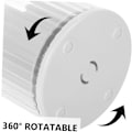 Miniatyrbillede 6 af 9: 3 stk. Rottble n-holder Multifunktion n-arrangør Skrivebordsopbevaring Penselarrangør n-forsyning Praktisk n-arrangør Skrivebords n-holder Hvidx3stk