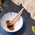 Miniatyrbillede 5 af 5: Træ Ramen ske med langt håndtag - Håndlavet træsuppe