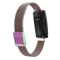 Miniatyrbillede 5 af 5: Til Fitbit Inspire / Inspire Hr / Ace 2 Dobbelt Forsikrings Spænde Milanese Urrem UIK Colorful