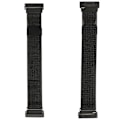 Miniatyrbillede 3 af 5: Til Fitbit Versa 4 / Versa 3 20mm Milanese Magnetisk Metal Split Spænde Urrem EUW Black