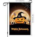 Miniatyrbilde 2 av 6: Hagedekorasjon 12x18 Dobbeltsidig Hage Brukt Til Veranda Gård Hage Hjem Feriedekorasjon. (Halloween-2) Halloween-2 Halloween-2