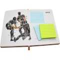 Miniatyrbild 5 av 5: 8-pack linjerade självhäftande lappar - 3x3 tum linjerade post-it-lappar, 82 ark/block