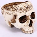 Miniatyrbillede 1 af 7: Rock and Roll Punk Style Skull Askebæger Resin Håndværk Hjemmeindretning Halloween Dekoration Husholdningsartikler  One Size  One Size