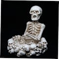Miniatyrbillede 9 af 9: Kreativitet Kranie Askebæger Askebægre Desktop til Mænd Kvinder Rygning Moderne Interessant Harpiks Materiale til Husholdningsbrug Kontor Halloween Ornamenter