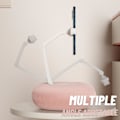 Pikkukuva 4 / 5: Snuggle Screen -tyyny, 360° säädettävä tablettiteline ja puhelintyyny, pehmeä kulho puhelintelineellä - mukava käyttää sängyssä, sohvalla (harmaa, 1 kpl) Harmaa