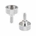 Miniatyrbillede 3 af 5: M4 Messing Tommelfinger Skrue - Knap Hoved Kappe (2 stk)