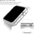 Miniatyrbild 3 av 5: 2-pack 42 mm fodral för Apple Watch Series 3 2 1 fodral, mjukt TPU-skydd