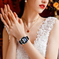 Miniatyrbild 3 av 5: [1-pack] Bling Hard Bumper Frame för Fitbit Sense/Versa 3 Watch,