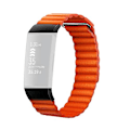 Miniatyrbillede 1 af 5: 18mm Magnetisk Læder Rem Til Fitbit Charge 4 / 3 ILT Lemon Yellow