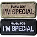 Miniatyrbillede 1 af 5: Mama siger, jeg er speciel taktisk patch (pakke 2)