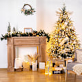 Miniatyrbilde 5 av 5: 4\" Julekule Ornamenter 4stk Usynlige Juledekorasjoner Store