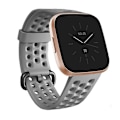 Miniatyrbild 2 av 3: For Fitbit Versa 2 Andningsbar Silikonklockarmband TTW Gray
