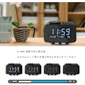 Miniatyrbild 2 av 8: Digital väckarklocka radio-000% dimmer, dubbelalarm i veckodags-/helgläge, 6-tons justerbar volym, FM-radio med sömntimer, snooze, 2 USB