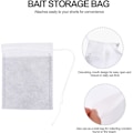 Miniatyrbilde 5 av 5: Fiskesnøre Bait Net Bag Set (10st) - Dragsnöre Bait Mesh Säck Container
