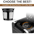 Miniatyrbild 3 av 5: Återanvändbara kaffekapslar för Ninja Dual Brew kaffebryggare (3-pack)