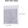 Miniatyrbilde 2 av 5: Fiskesnøre Bait Net Bag Set (10st) - Dragsnöre Bait Mesh Säck Container