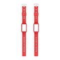 Miniatyrbild 4 av 5: För Fitbit Charge 4 Silikon En Kropp Rustning Klockarmband WFZ Red