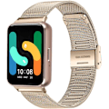 Miniatyrbillede 1 af 6: Metalrem beregnet til   Galaxy Fit 3 Smart Watch-remme med værktøj, rustfrit stål armbånd justerbar letvægtsrem til kvinder og mænd