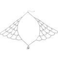 Miniatyrbillede 4 af 5: Multi Layer Axel Kedja Halsband Metall Tofs Layered