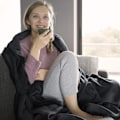Miniatyrbillede 3 af 5: Fleece tæppe, Full/Queen Size tæppe - blødt letvægts mikrofiber