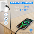 Miniatyrbild 4 av 5: USB C-kabel, USB C 3.1 Gen 2 till USB-kabel, Typ C 3A Snabb
