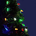 Miniatyrbillede 5 af 7: Julelys, 16,4 fod 50 LED'er Jordbær Batteridrevne Strenglys 8 tilstande med automatisk tænd/sluk-tid til juletræ Girlande Have Terrasse