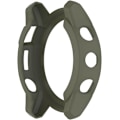 Miniatyrbild 2 av 5: [2-pack] Passar Enduro 2 Klockfodral Skydd Anti-Rep Lätt Stötsäker Stötfångare Fodral Kompatibelt för Garmin Enduro 2/ Tactix 7 (Svart+Grön