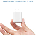 Miniatyrbilde 4 av 5: USB vegglader Block 2Pack Dual Port Cube Plug Power