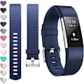 Miniatyrbilde 2 av 5: For fitbit Charge 2-reimer - Justerbare sportsarmbånd for kvinner/menn, små/store (2-pakning)