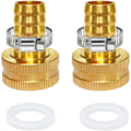 Miniatyrbillede 1 af 3: Adapter til haveslange 5\\/8\" Drypvandingsslange til hane\\/ -