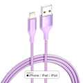 Miniatyrbild 4 av 5: [Apple Mfi-certifierad] 4Colorful Lightning-kabel 4-pack 6 fot