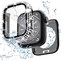 Miniatyrbild 1 av 6: 2 i 1 Bling vattentätt fodral för iWatch Series 6