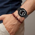 Miniatyrbillede 7 af 7: Magnetiske remme kompatibel med   Galaxy Watch Ultra 47mm rem, dobbeltsidet Siline/Learther remme med magnetisk link foldespænde til Galaxy Watch