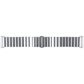 Miniatyrbild 2 av 5: För Fitbit Versa 4 / Sense 2 Universal Butterfly Buckle Metal Watch Band MTE Silver